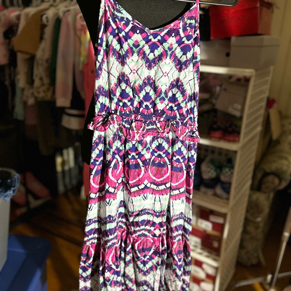 Beautiful hippie tie-dyed small dress